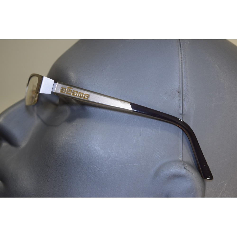 Rare Agame Agape 1001 Brushed Metal Half Rim Eyeglasses Japan Made - Picture 3 of 15